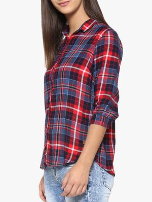 blue checkered shirt - 14954886 - Standard Image - 2