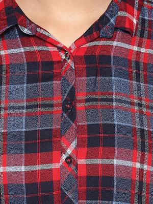 blue checkered shirt - 14954886 - Standard Image - 5