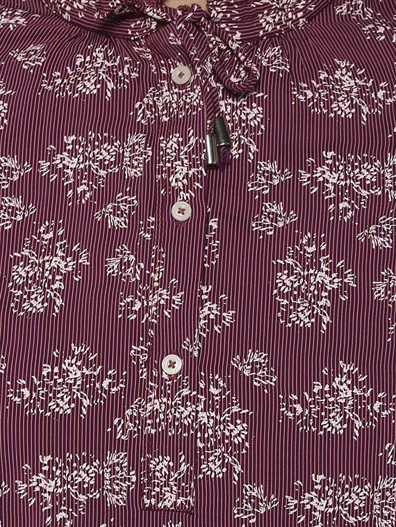 maroon modal printed tunic - 14954982 - Zoom Image - 5