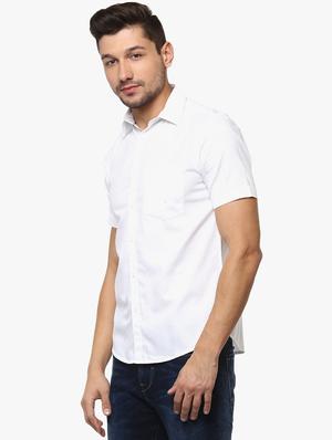 white cotton casual shirt - 14955185 - Standard Image - 2