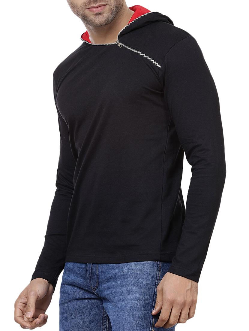 black cotton t-shirt - 14955332 - Zoom Image - 2