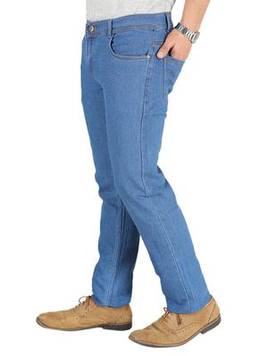 blue cotton blend plain jeans - 14957327 - Standard Image - 2