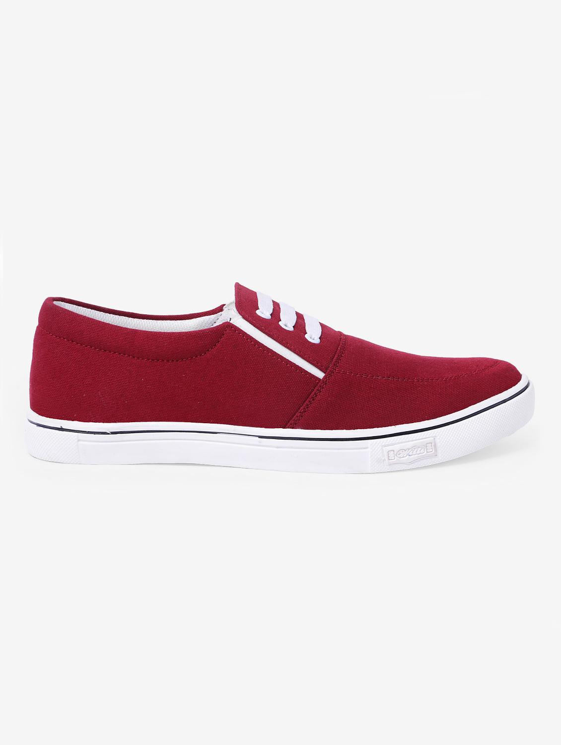 red Canvas casual slipon - 14957363 - Zoom Image - 2