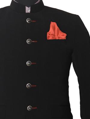 orange silk pocketsquare - 14960200 - Standard Image - 2