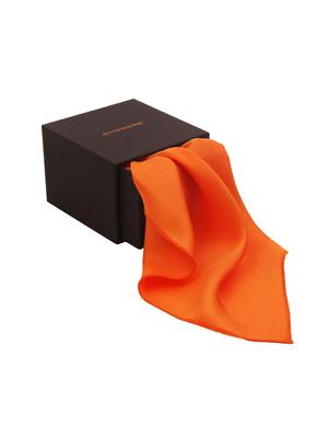 orange silk pocketsquare - 14960207 - Standard Image - 5