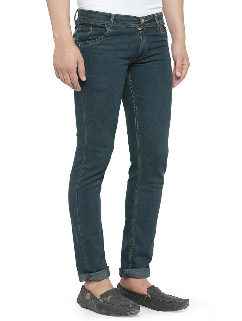 green denim plain jeans - 14961266 - Zoom Image - 2