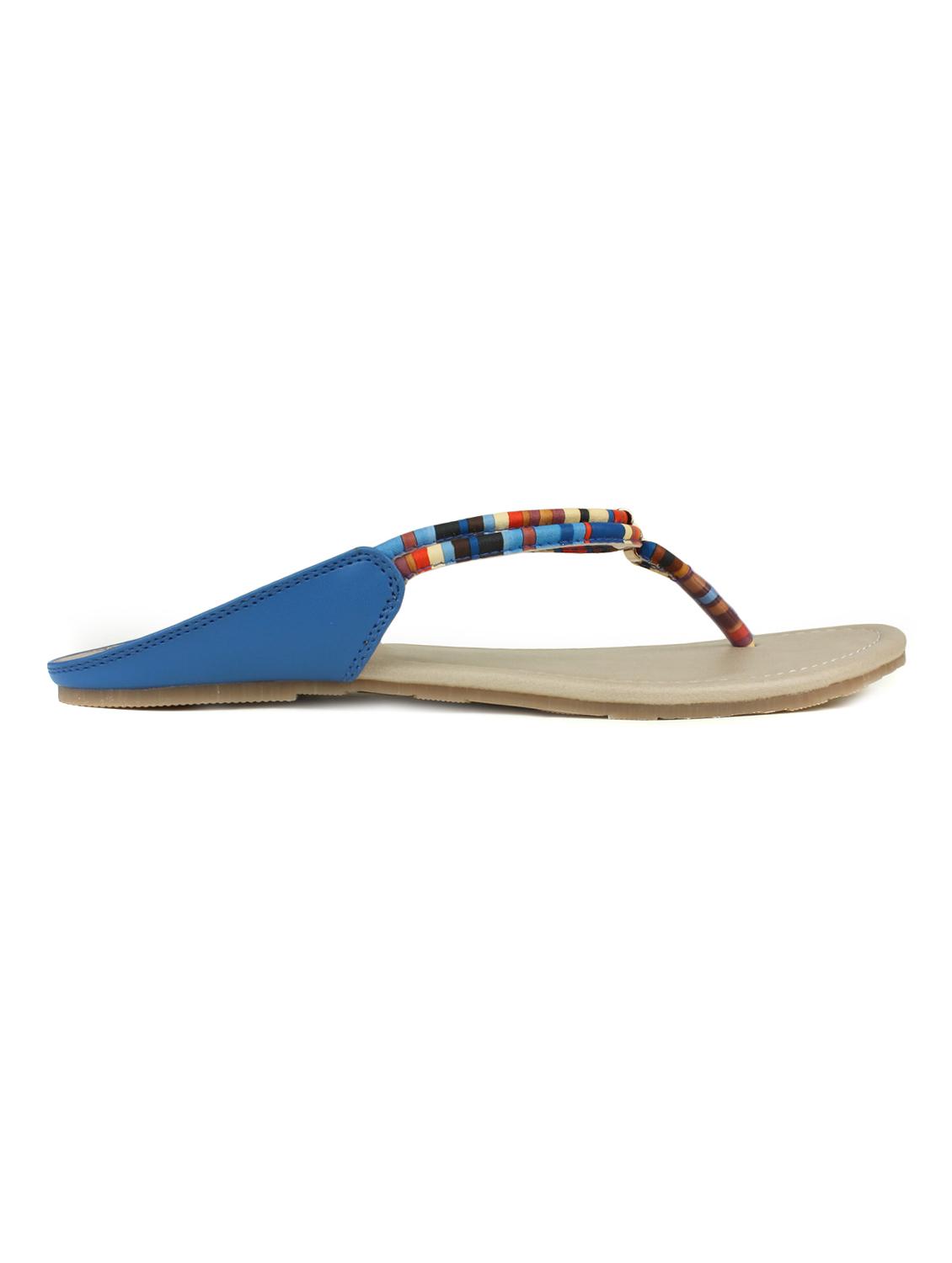 blue toe separator sandal - 14962149 - Zoom Image - 2