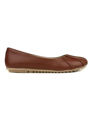 brown slip on ballerina - 14962167 - Standard Image - 2