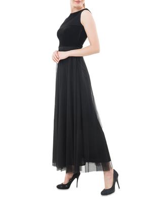 mesh panel maxi dress - 14964126 - Standard Image - 2