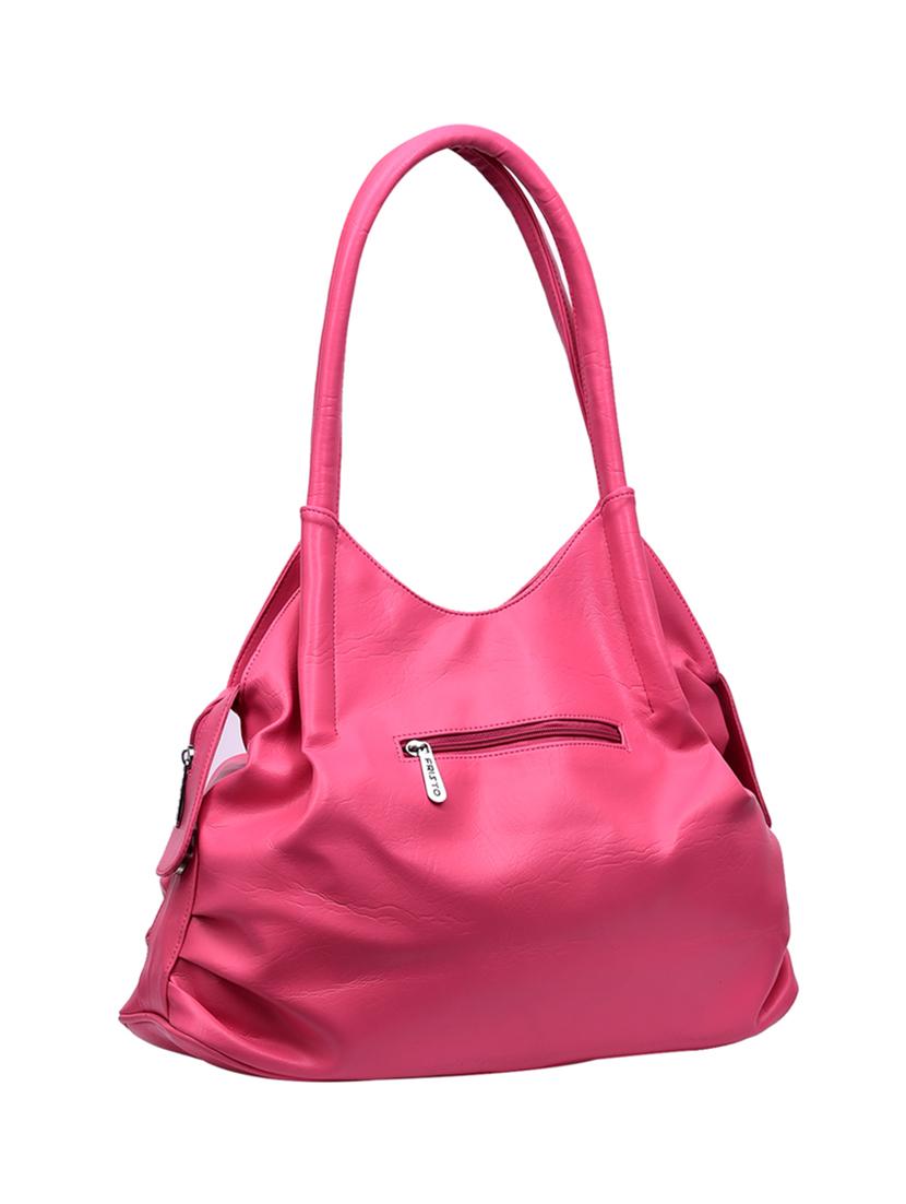 pink leatherette handbag - 14964994 - Zoom Image - 2