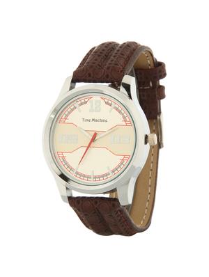 Time Machine round dial Analog Watch - 14965832 - Standard Image - 2