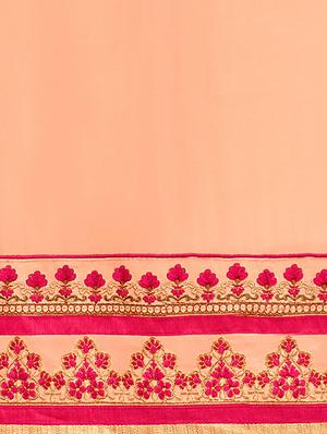embroidered unstitched churidaar suit - 14967960 - Standard Image - 2