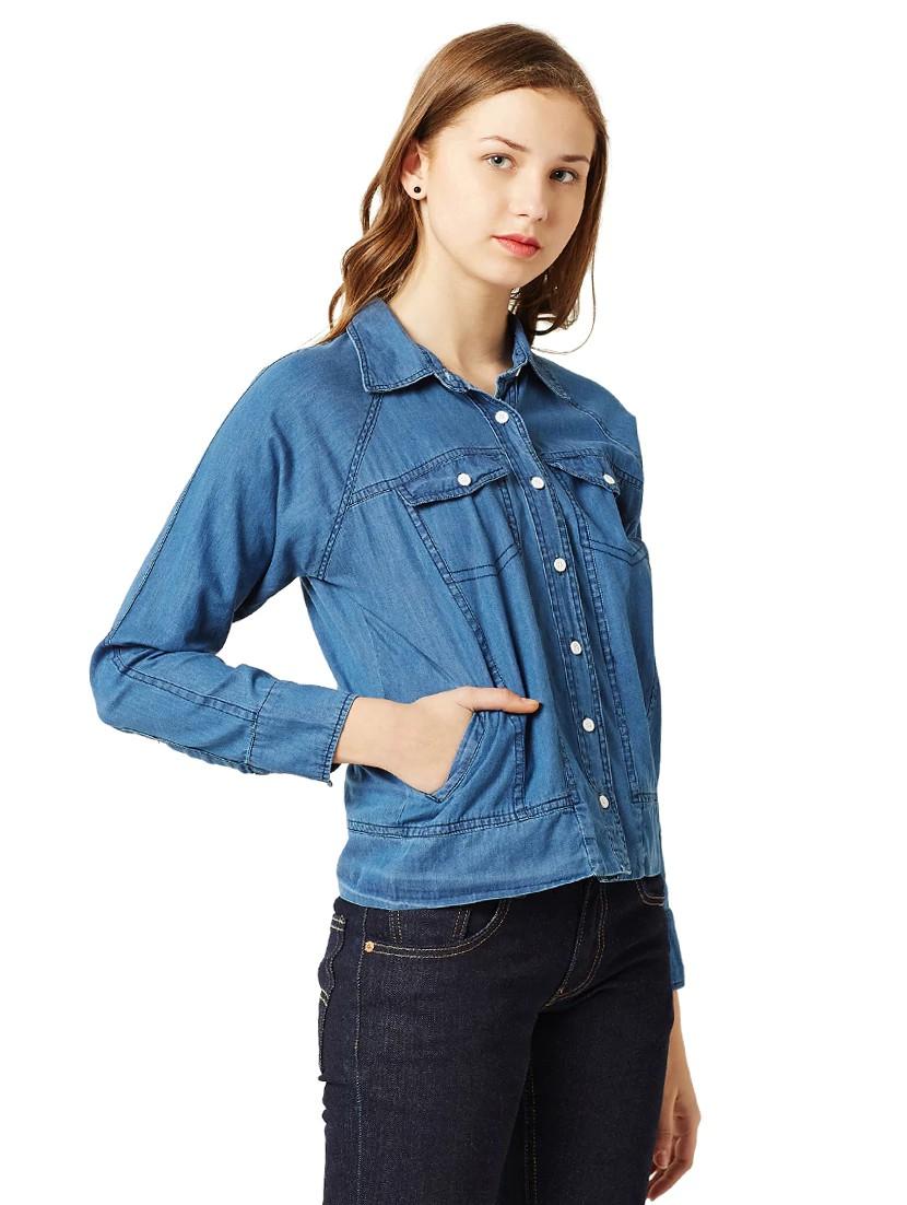 blue denim summer jacket - 14970070 - Zoom Image - 2