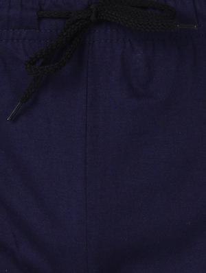 navy blue cotton full length track pant - 14974193 - Standard Image - 5