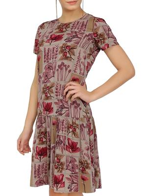 pink printed shift dress - 14979272 - Standard Image - 2