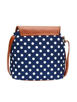 blue leatherette (pu) regular sling bag - 14980866 - Standard Image - 2