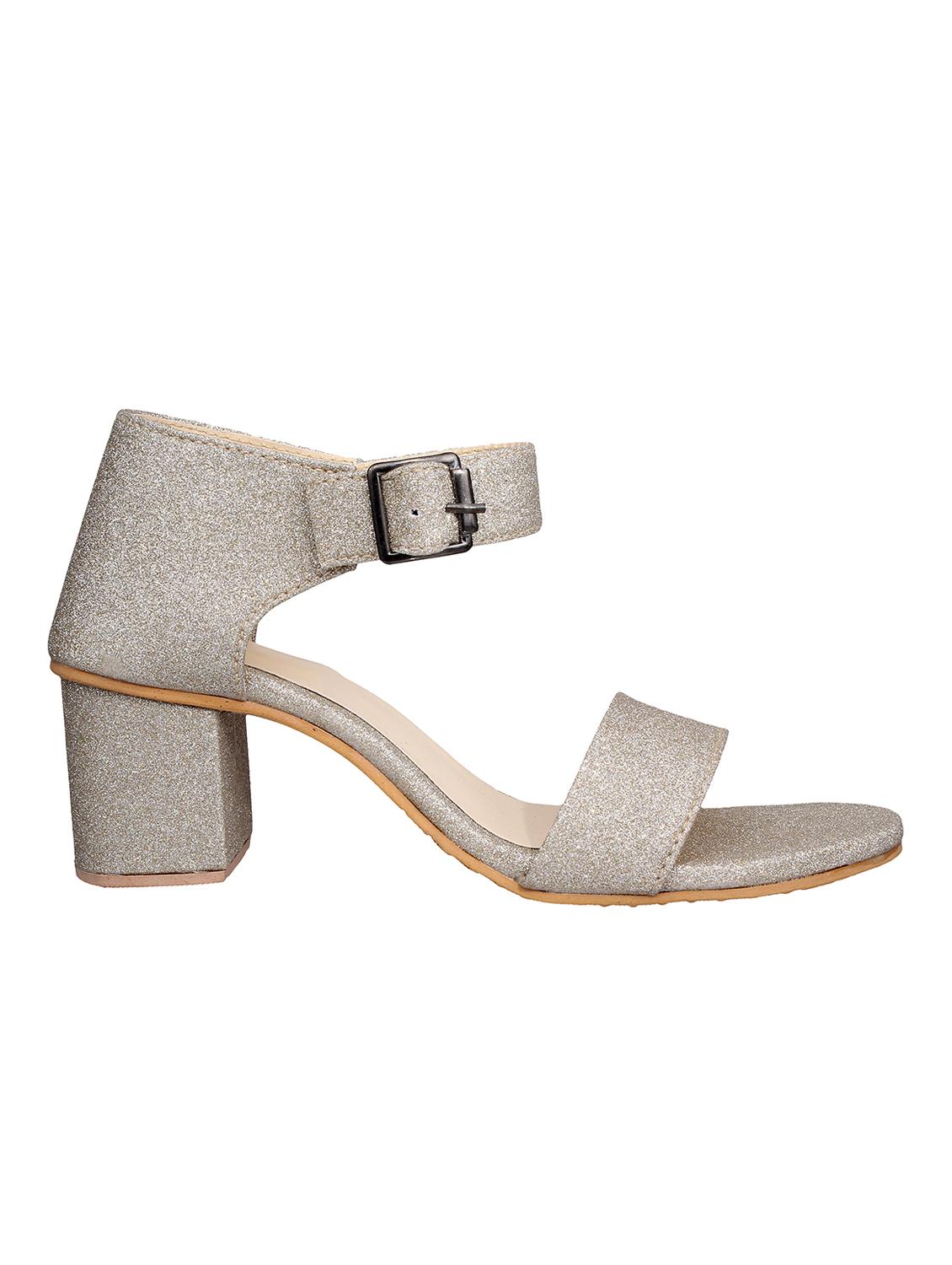 gold ankle strap sandal - 14981049 - Zoom Image - 2