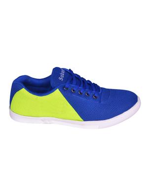 blue mesh lace up sneaker - 14981426 - Standard Image - 2
