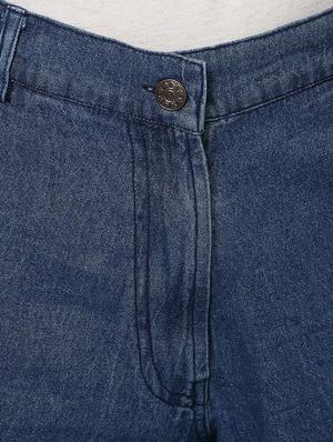 navy blue denim shorts - 14981559 - Standard Image - 5