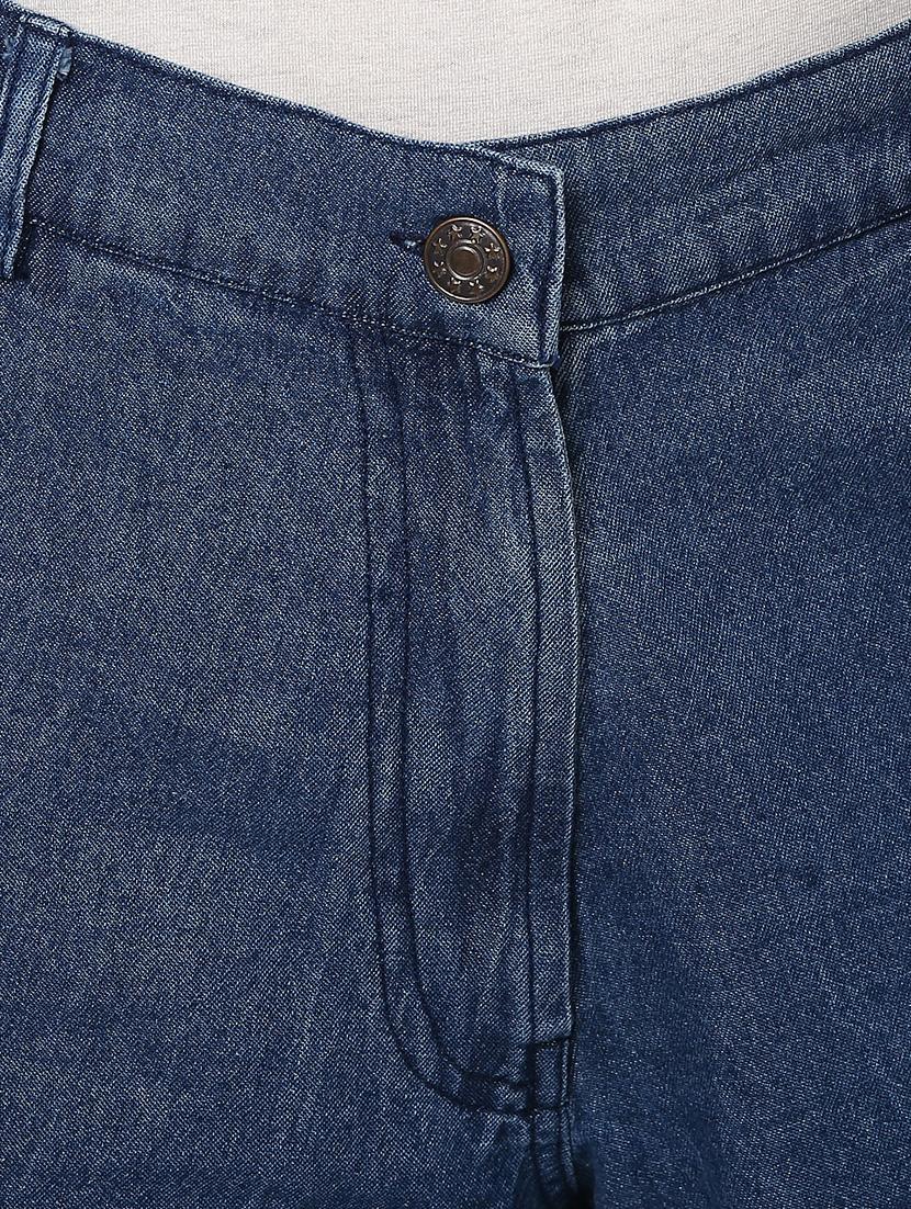 navy blue denim shorts - 14981559 - Zoom Image - 5