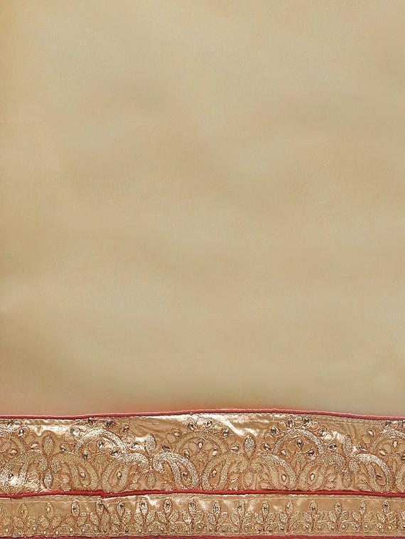 red net aline lehenga - 14984326 - Zoom Image - 5