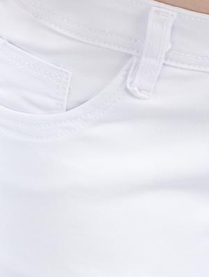 white solid denim jeans - 14985288 - Standard Image - 5