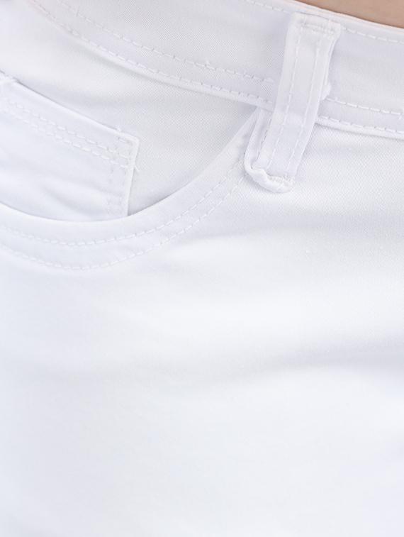 white solid denim jeans - 14985288 - Zoom Image - 5