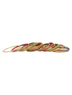 multi colored metal bangle - 14985809 - Standard Image - 2