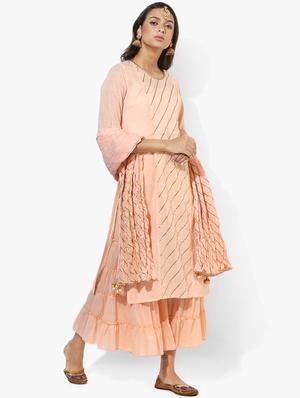 tonal gotta work straight kurta - 14986362 - Standard Image - 2
