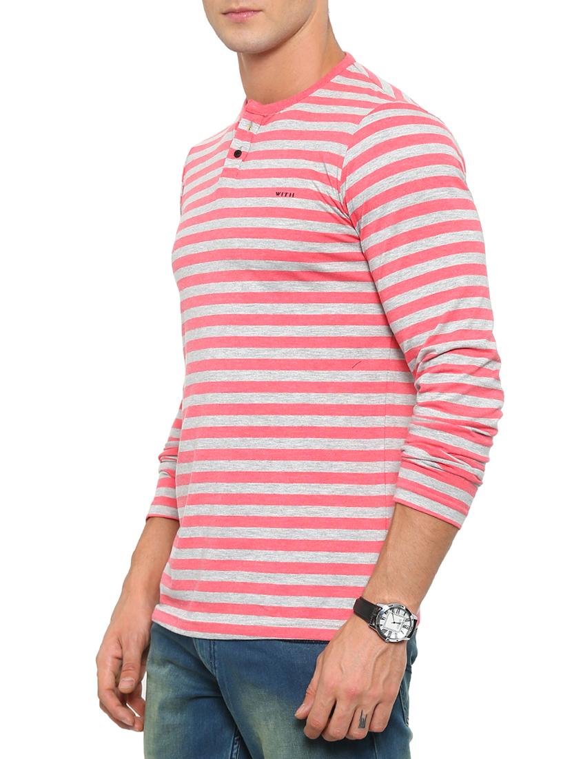 pink viscose all over print tshirt - 14987114 - Zoom Image - 2