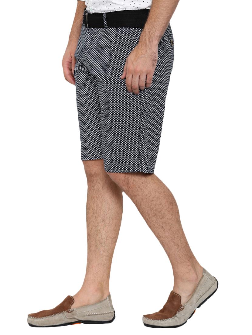 navy blue cotton shorts - 14987131 - Zoom Image - 2