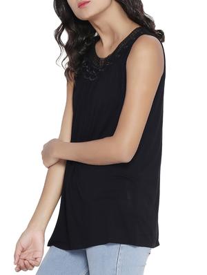 solid black sleeveless top - 14987464 - Standard Image - 2