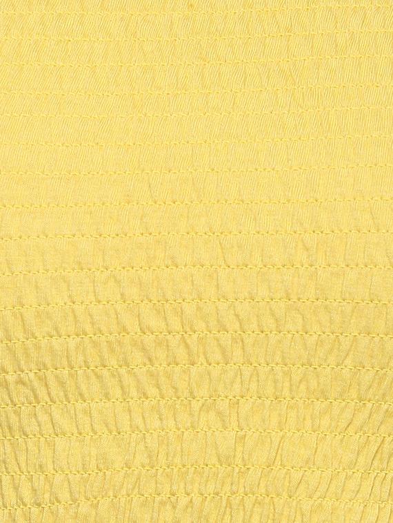 yellow off shoulder crop top - 14992005 - Zoom Image - 5