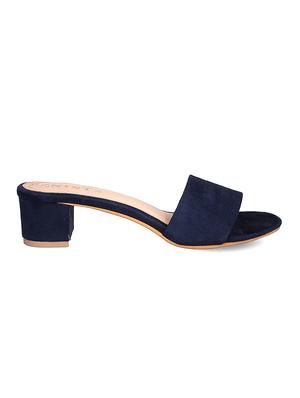 navy slip on sandal - 14996576 - Standard Image - 2