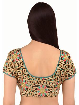 fuchsia designs multi colored embroidered blouse - 14999478 - Standard Image - 2