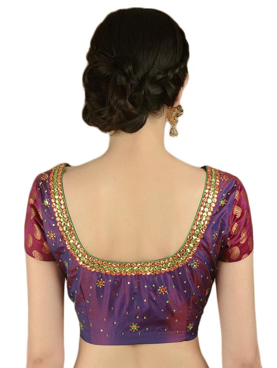 Fuchsia Designs purple embroidered blouse - 14999481 - Zoom Image - 2
