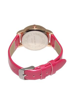 JM New Sure Short Style' Pink Leather Belt Watch - 15000121 - Standard Image - 2