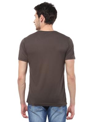 brown polyester t-shirt - 15000417 - Standard Image - 2