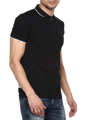 black cotton t-shirt - 15001035 - Standard Image - 2