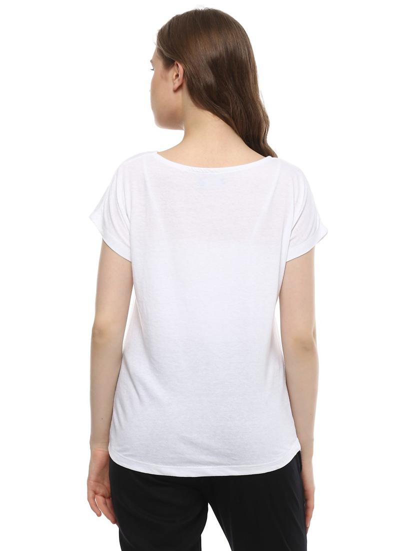 white printed tee - 15002174 - Zoom Image - 2
