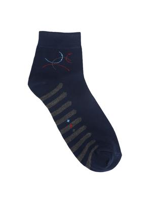 multi colored cotton ankle length sock - 15002282 - Standard Image - 2