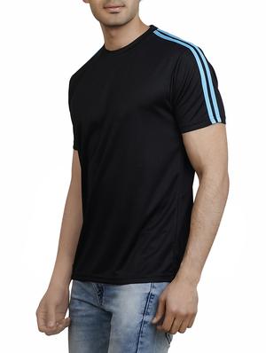 black polyester t-shirt - 15002342 - Standard Image - 2