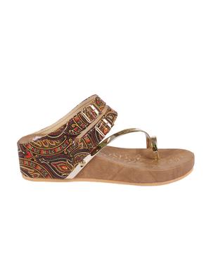 anand archies brown color artificial leather wedges for girl's & women's ( aa-425-brown-36 ) - 15004004 - Standard Image - 2