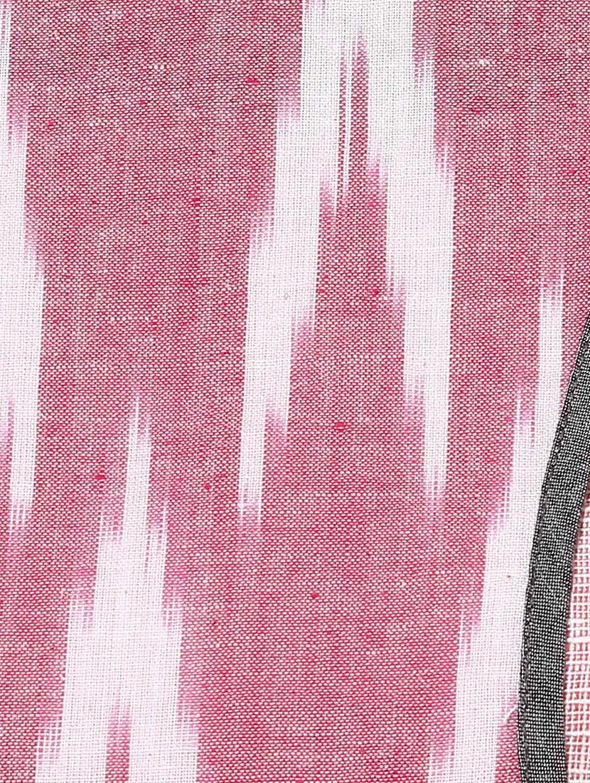 indian dobby pink khadi straight kurta - 15004499 - Zoom Image - 5