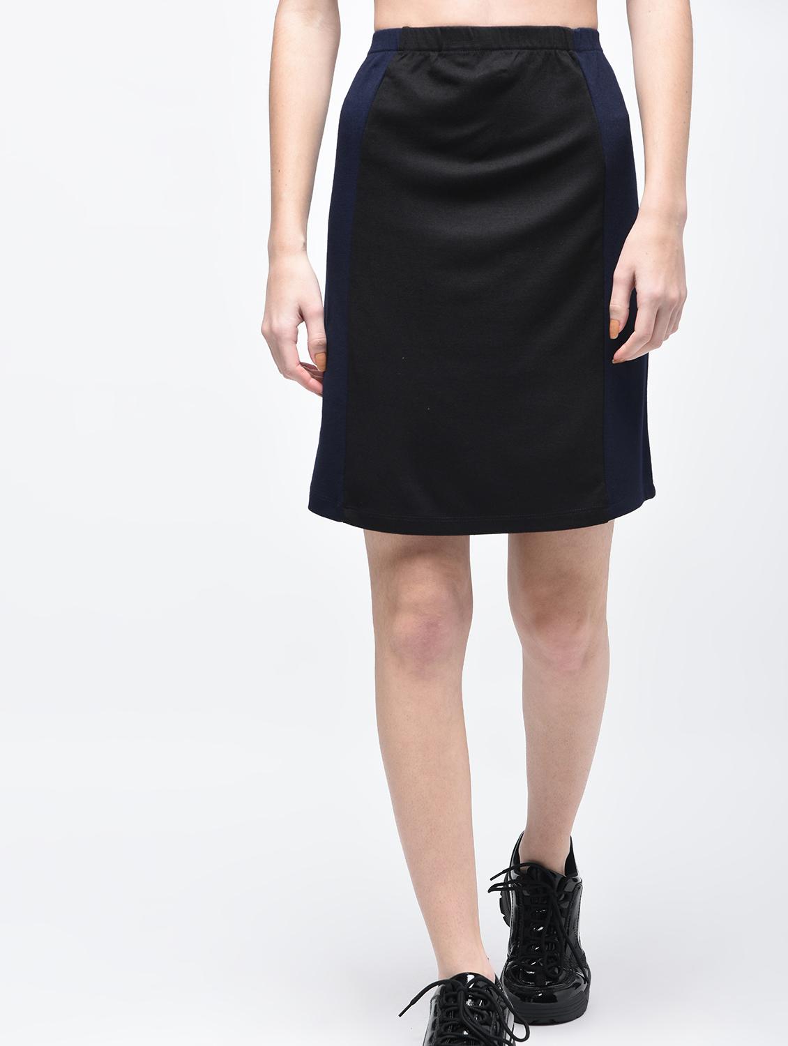 black viscose pencil skirt - 15004628 - Zoom Image - 2