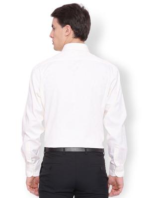 white cotton formal shirt - 15007153 - Standard Image - 2