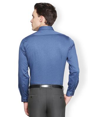 blue cotton casual shirt - 15007162 - Standard Image - 2