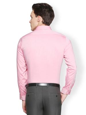 pink cotton formal shirt - 15007167 - Standard Image - 2