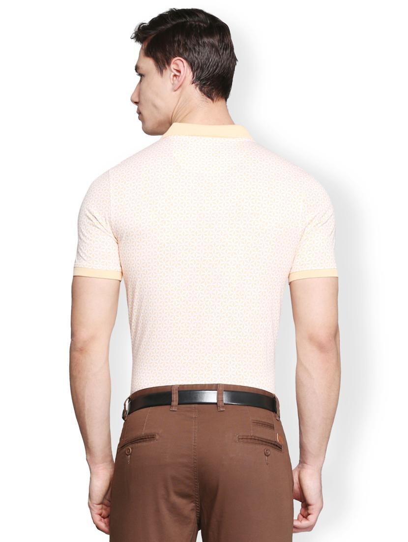 peach cotton blend all over print tshirt - 15007342 - Zoom Image - 2