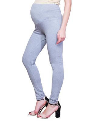 blue solid maternity wear leggings - 15007937 - Standard Image - 2